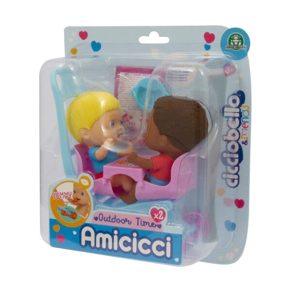 Giochi Preziosi Cicciobello İkili Bebek Arabası CC019000