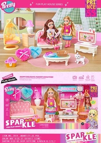 Seher Bella Sparkle Oturma Odası Teması 7019