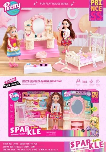 Seher Bella Sparkle Yatak Odası Teması 7020