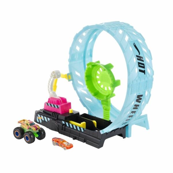 Mattel Hot Wheels Karanlıkta Parlayan Çemberde Yarış HBN02