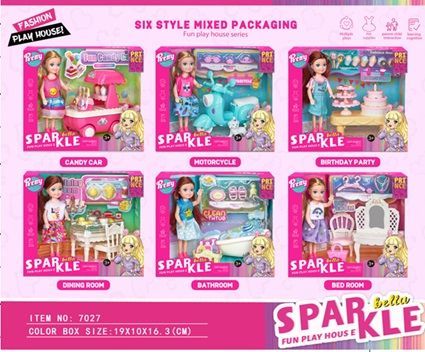 Seher Bella Sparkle Oyun Evi Seti 7027