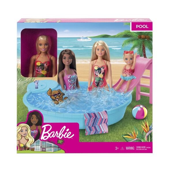 Mattel Barbie ve Eğlenceli Havuzu GHL91