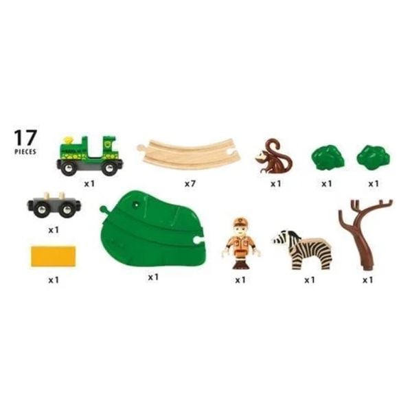 Adore Brio Safari Railway Set 33720