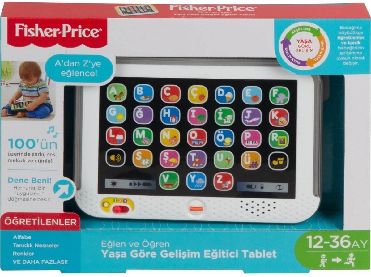 Mattel Fisher Price Yaşa Göre Gelişim Eğitici Tablet CLK64