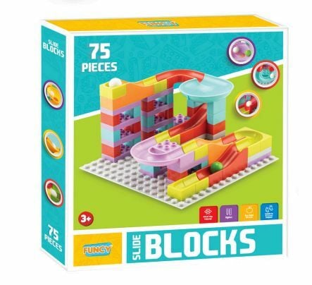 Funcy Slide Blocks 75 Parça CG056