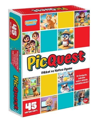 Funcy Pisquest Dikkat Ve Hafıza Oyunu CG085