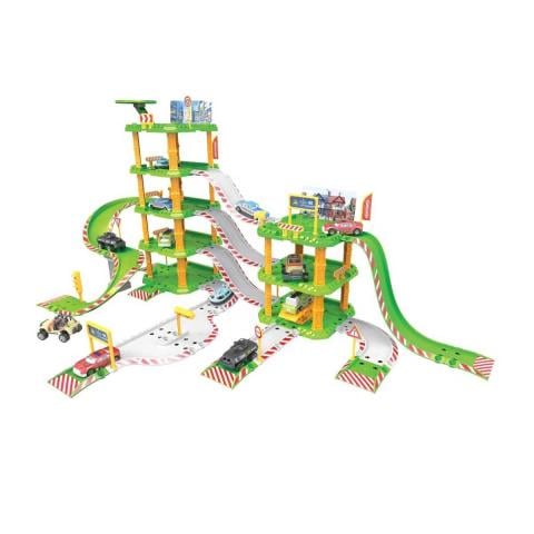 Sunman DC 1:64 Garaj Set 4+2 Katlı 3 Araçlı S00002027