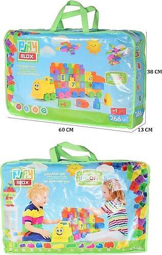 Toru Play Blox Neon 266 Parça Çantalı 3028