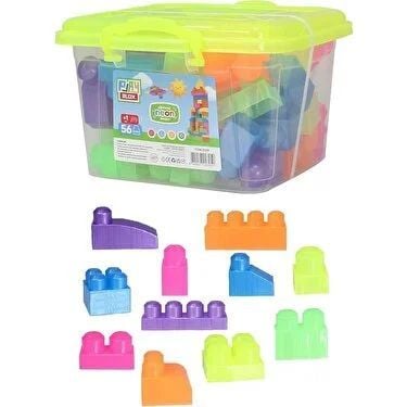 Toru Play Blox Neon 56 Parça Kovalı 3059
