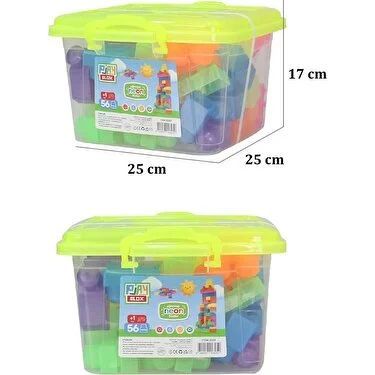 Toru Play Blox Neon 56 Parça Kovalı 3059
