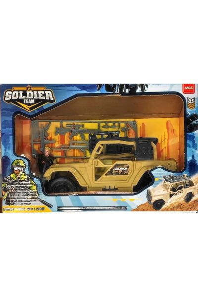Mgs Oyuncak Askeri Jeep Ve Treyler 01-9895