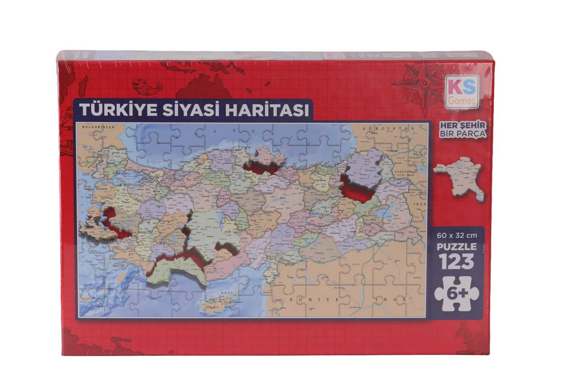 Ks Puzzel 123 Türkiye Siyasi Haritası