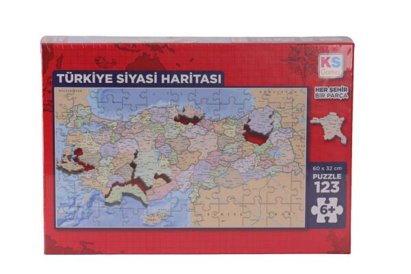 Ks Puzzel 123 Türkiye Siyasi Haritası