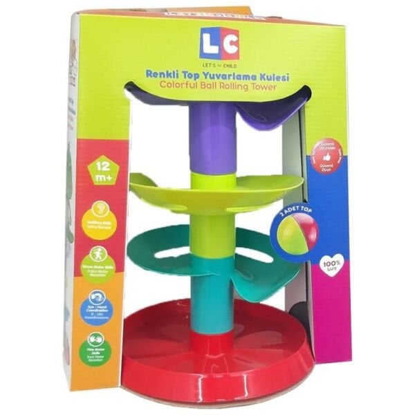 Enfal LC Renkli Top Yuvarlama Kulesi