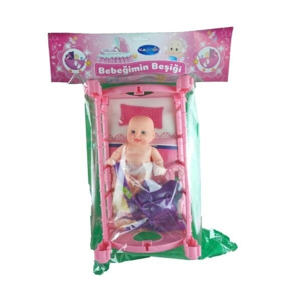 KarToy Aksesuarlı Bebekli Beşik 1929