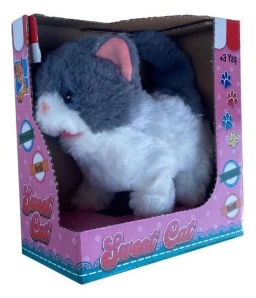 Aya Toys Kedi Peluş Pilli 40074