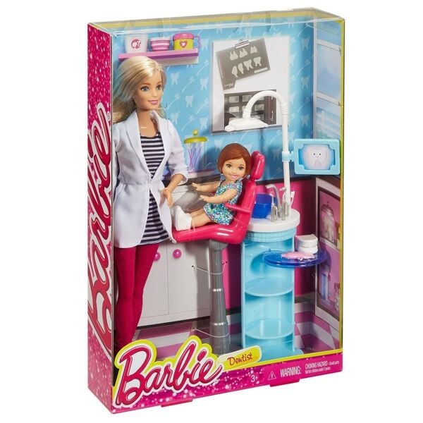 Mattel Barbie Ve Meslekleri Oyun Setleri DHB63