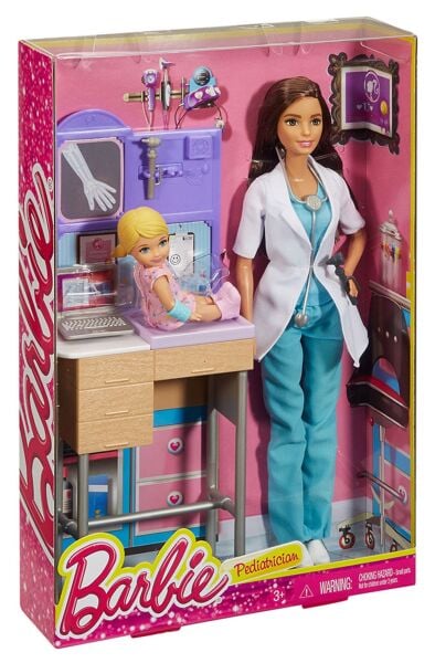 Mattel Barbie Ve Meslekleri Oyun Setleri DHB63