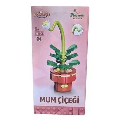 Dostoys Mum Çiçeği Saksılı Çiçek Lego
