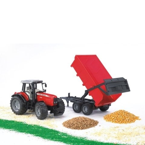 Bruder Massey Ferguson 7480 Traktör ve Römork BR02045
