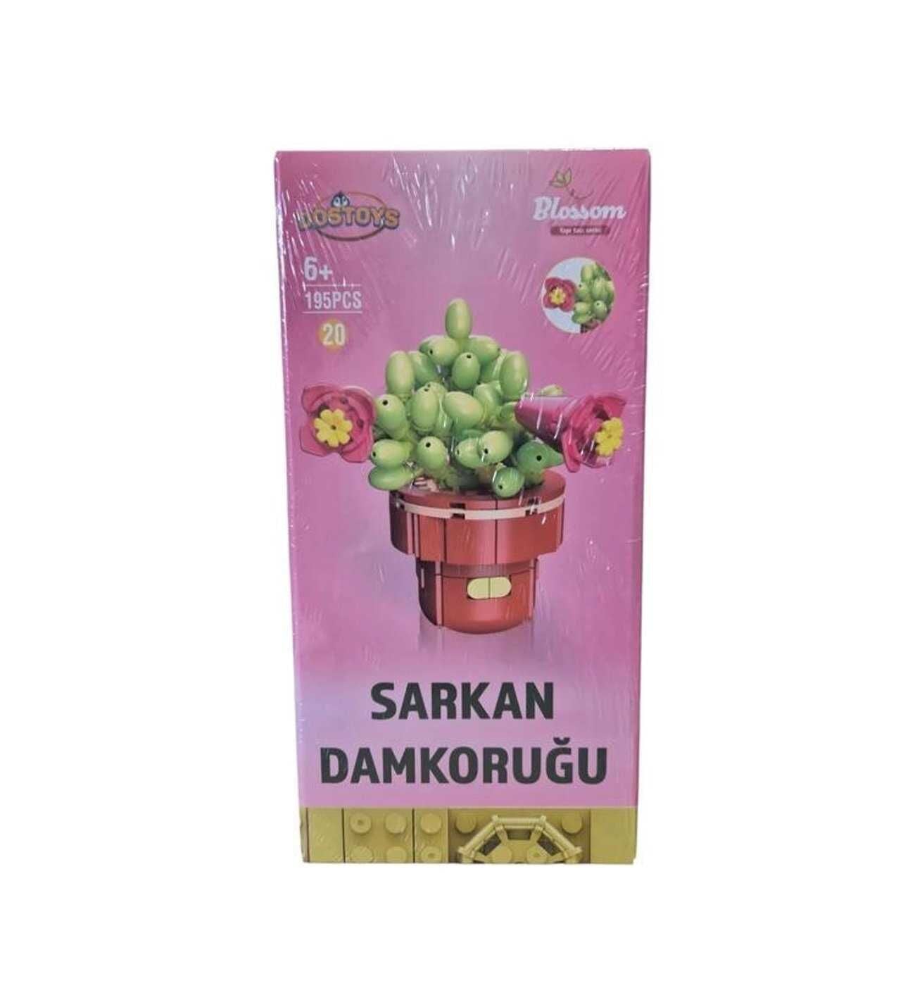Dostoys Sarkan Damkoruğu Saksılı Çiçek Lego