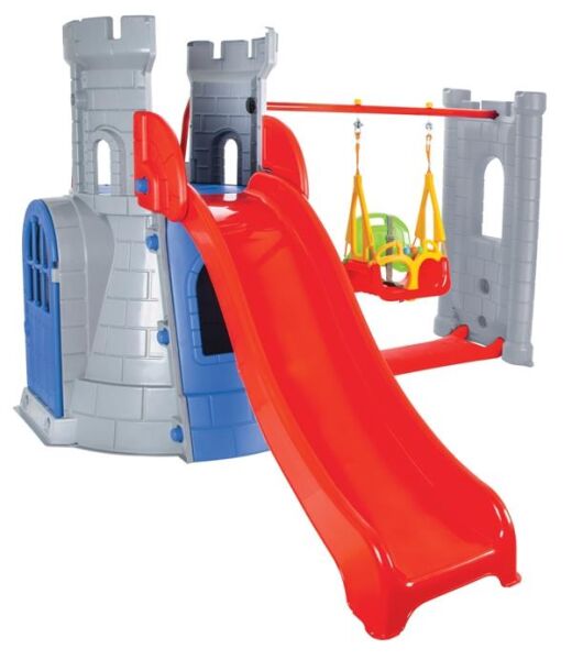 Pilsan Kale Kaydırak Ve Salınca Seti 07961