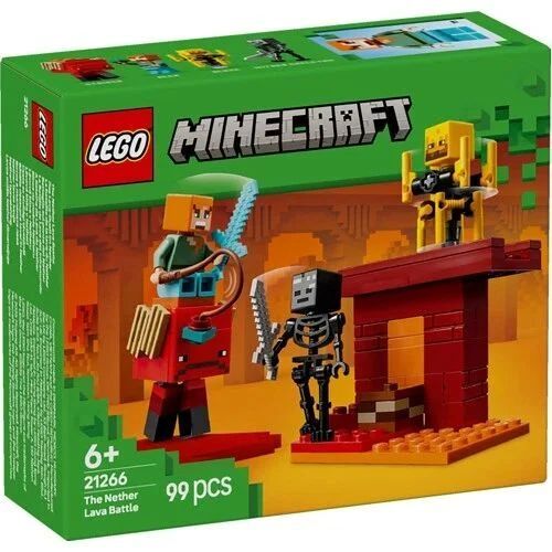 Lego Minecraft Nether Lav Savaşı 21266