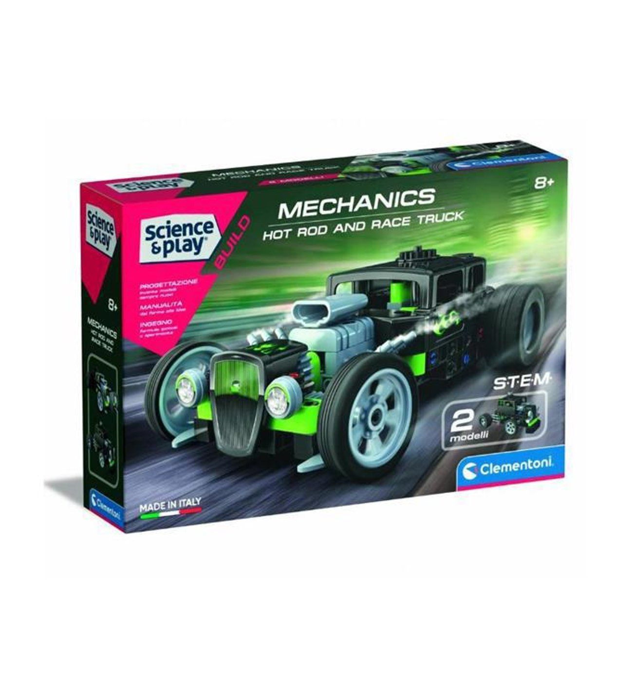 Clementoni Mekanik Laboratuvarı Hot Road ve Race 75076