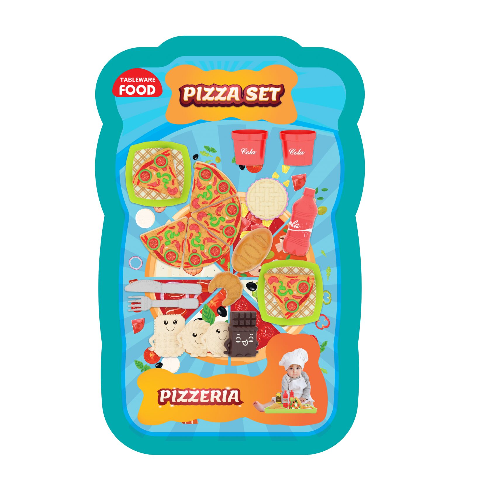 Uçar Pizza Blister Set