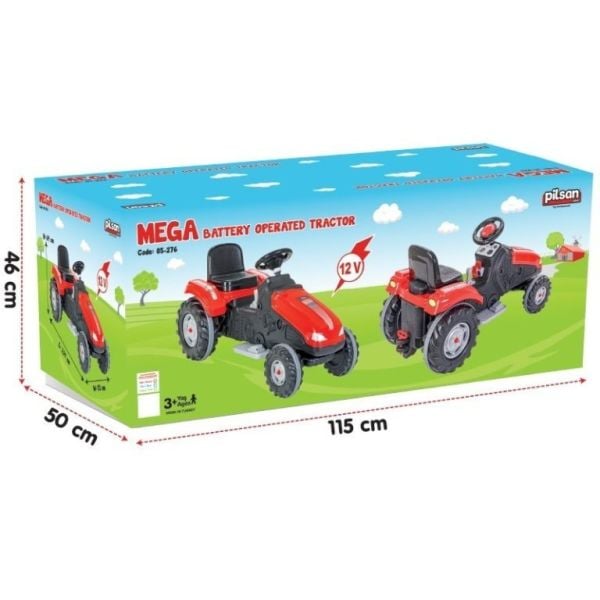 Pilsan Mega Traktör Akülü 05276