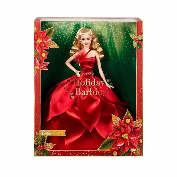 Mattel Barbie 2022 Mutlu Yıllar Bebeği Sarışın HBY03