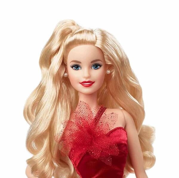 Mattel Barbie 2022 Mutlu Yıllar Bebeği Sarışın HBY03