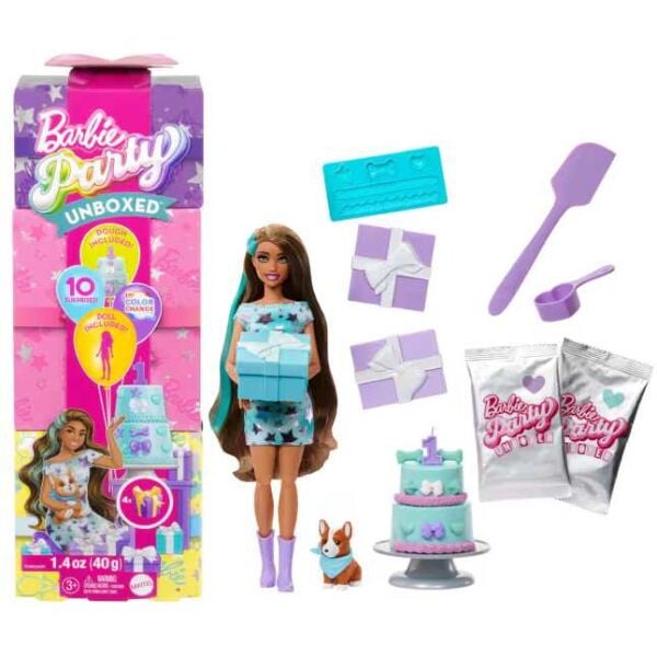 Mattel Barbie Party Köpeğimin Kırmızı Elbiseli JFG