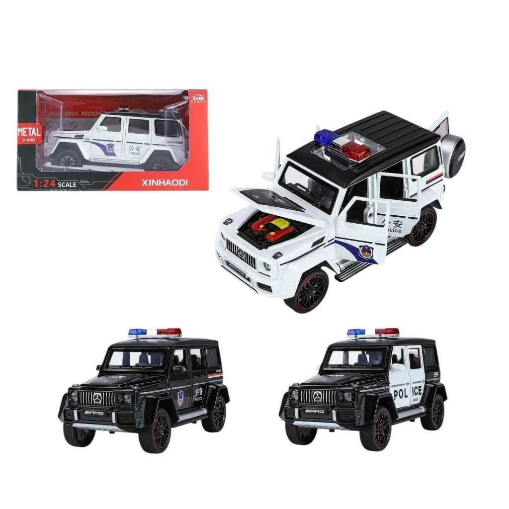 Vardem 1:24 Isıklı-Seslı Model Metal Polıs Jeep