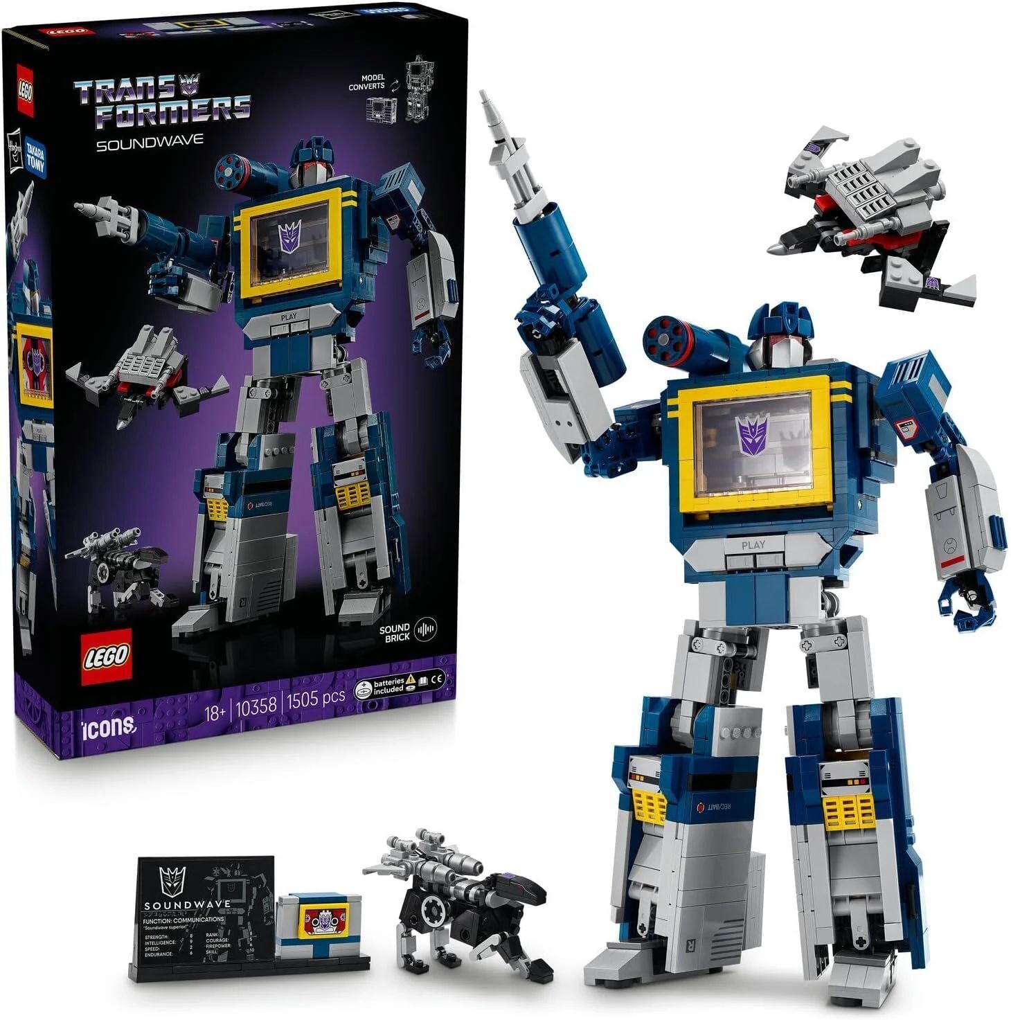 Lego Transformers: Soundwave 10358