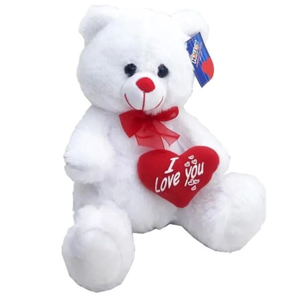 Halley 30 Cm Kalpli Beyaz Ayı 62713