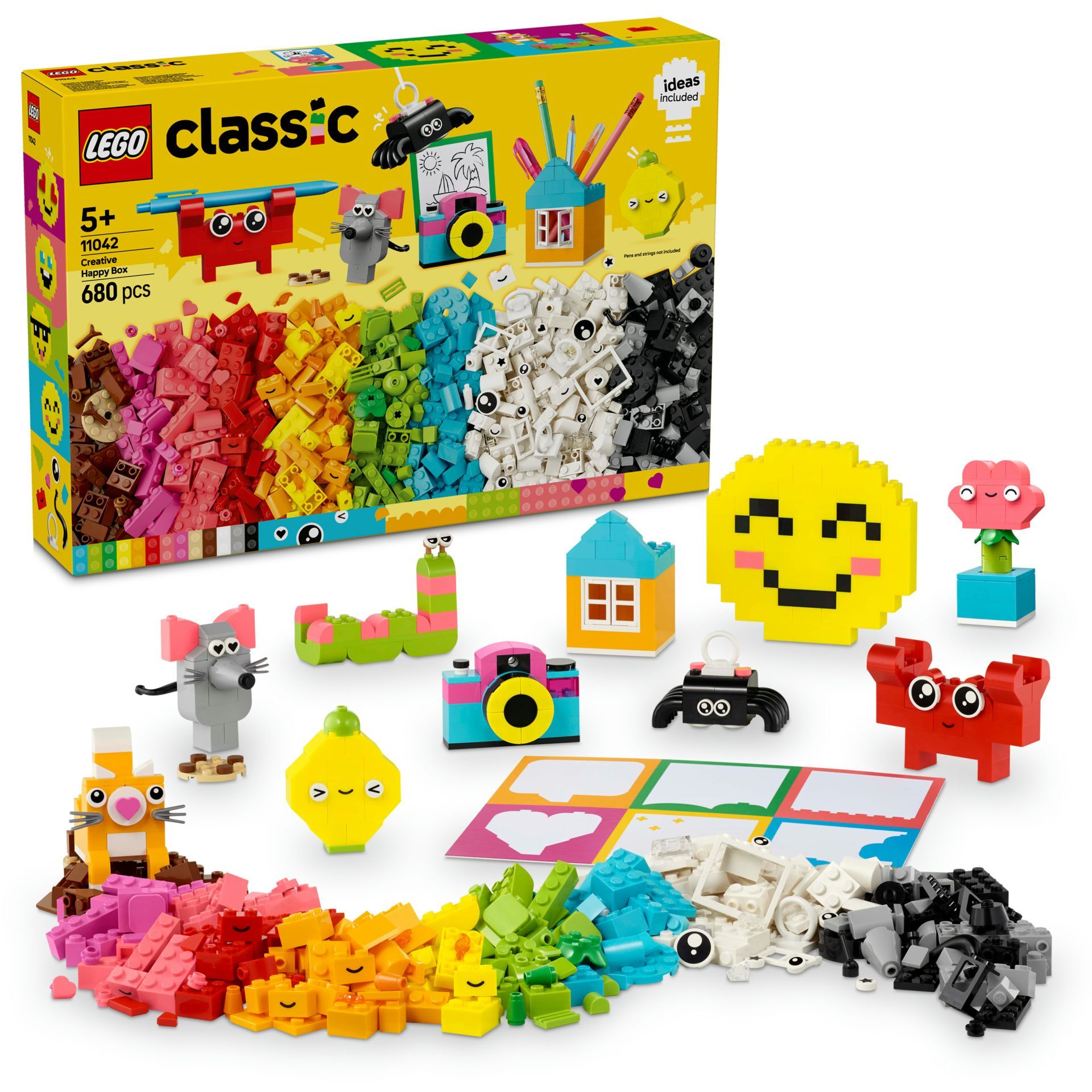 Lego Classic Yaratıcı Mutlu Kutu Renkli 11042