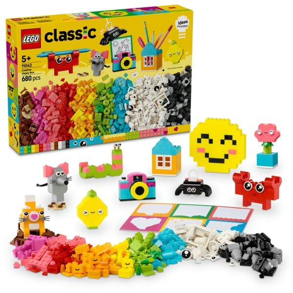 Lego Classic Yaratıcı Mutlu Kutu Renkli 11042