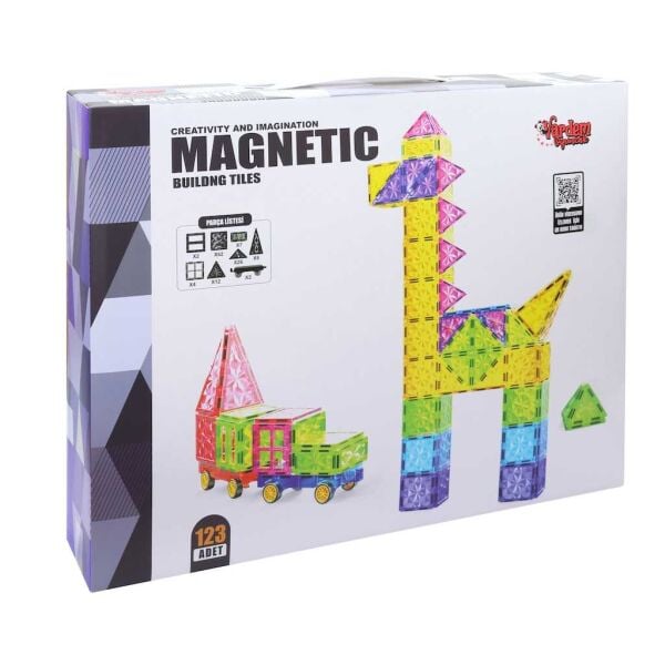 Vardem 123 Parca Menyetık Yapı Blokları 7,5 Cm