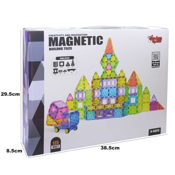 Vardem 125 Parca Menyetık Yapı Blokları 7,5 Cm