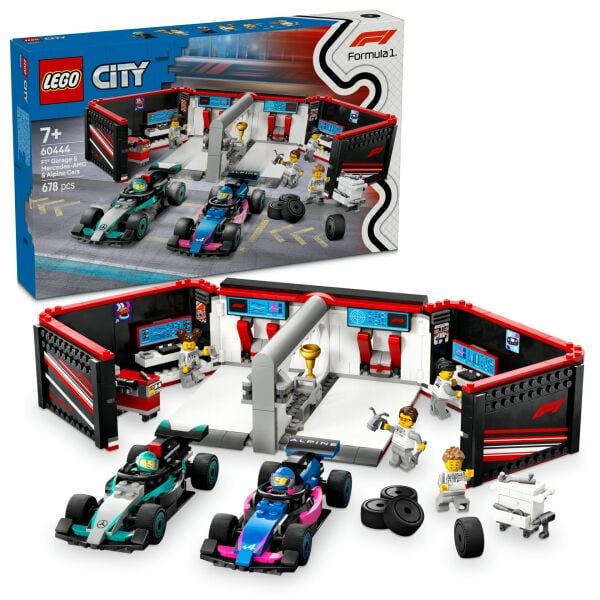 Lego City F1 Garajı Ve Mercedes AMG 60444