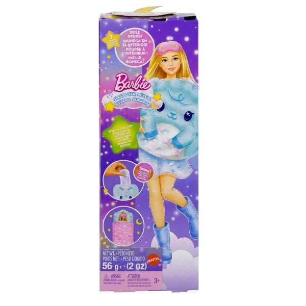 Mattel Barbie Sleepover Reveal Sür. Pijama Partisi