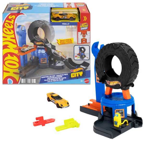Mattel Hw City Tekerlek İstasyonu Seti