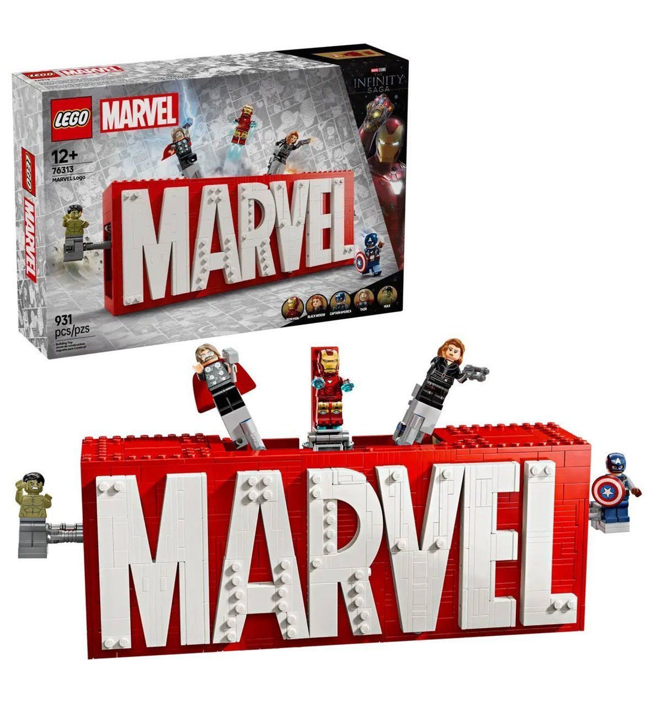 Lego Marvel Logosu Minifigürler 76313