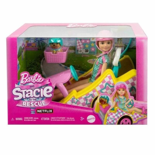 Mattel Barbie Stacie Go Kart Yapıyor Oyun Seti HRM08
