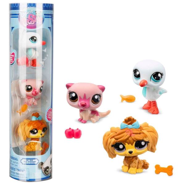 Sunman Littlest Pet Shop Minişler 3 Lü Figür Seti