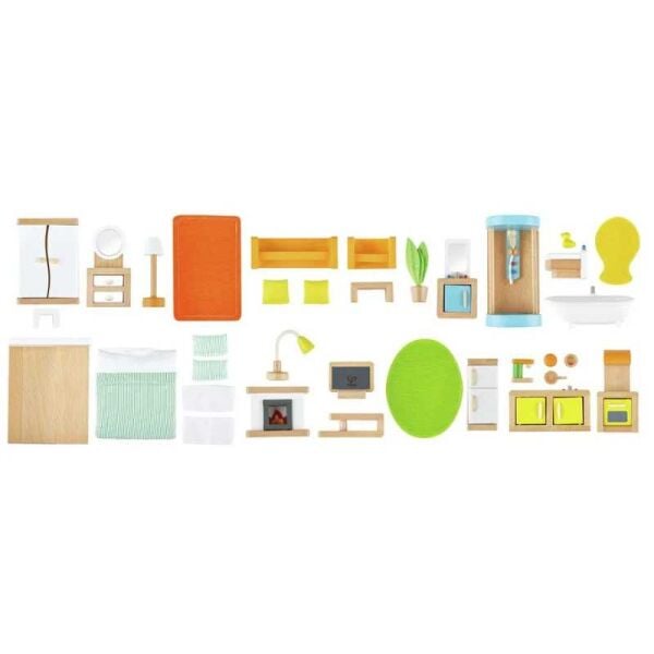 Isabel 4 Mevsim Mobilyalı Oyuncak Ev
