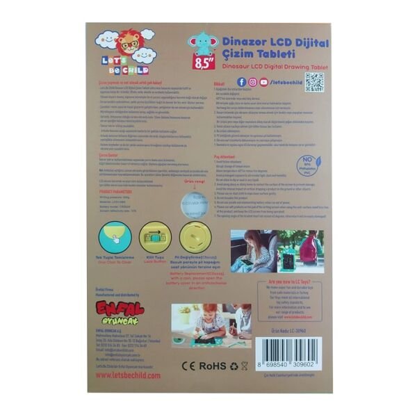 Enfal LC Dinazor Çizim Tableti LC-30960