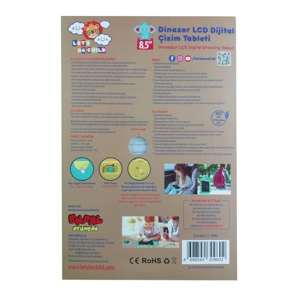 Enfal LC Dinazor Çizim Tableti LC-30960