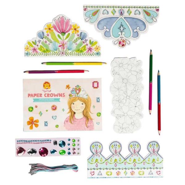 Isabel Kağıt Taçlar Prenses Mücevherleri